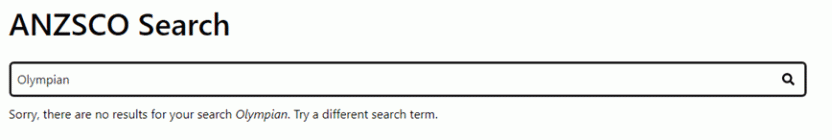ANZSCO search